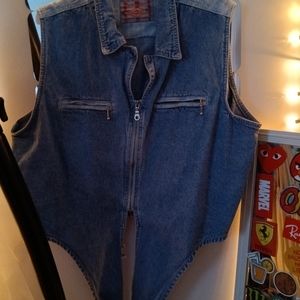 Forever Classic Revolt Sleeveless Jean Jacket/Vest
